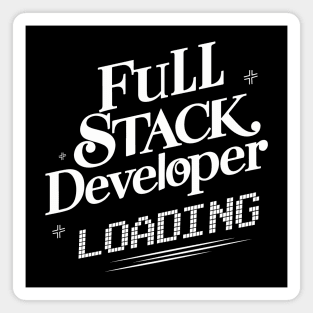 Full Stack Developer Simple Text Magnet